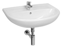 Jika Umyvadlo LYRA PLUS s 1 otvorem uprostřed, 650 x 520 x 195 mm Jika Umyvadlo LYRA PLUS s 1 otvorem uprostřed, 650 x 520 x 195 mm