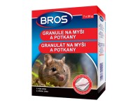 BROS Granule na myši a potkany Rodenticid 7 x 20 g