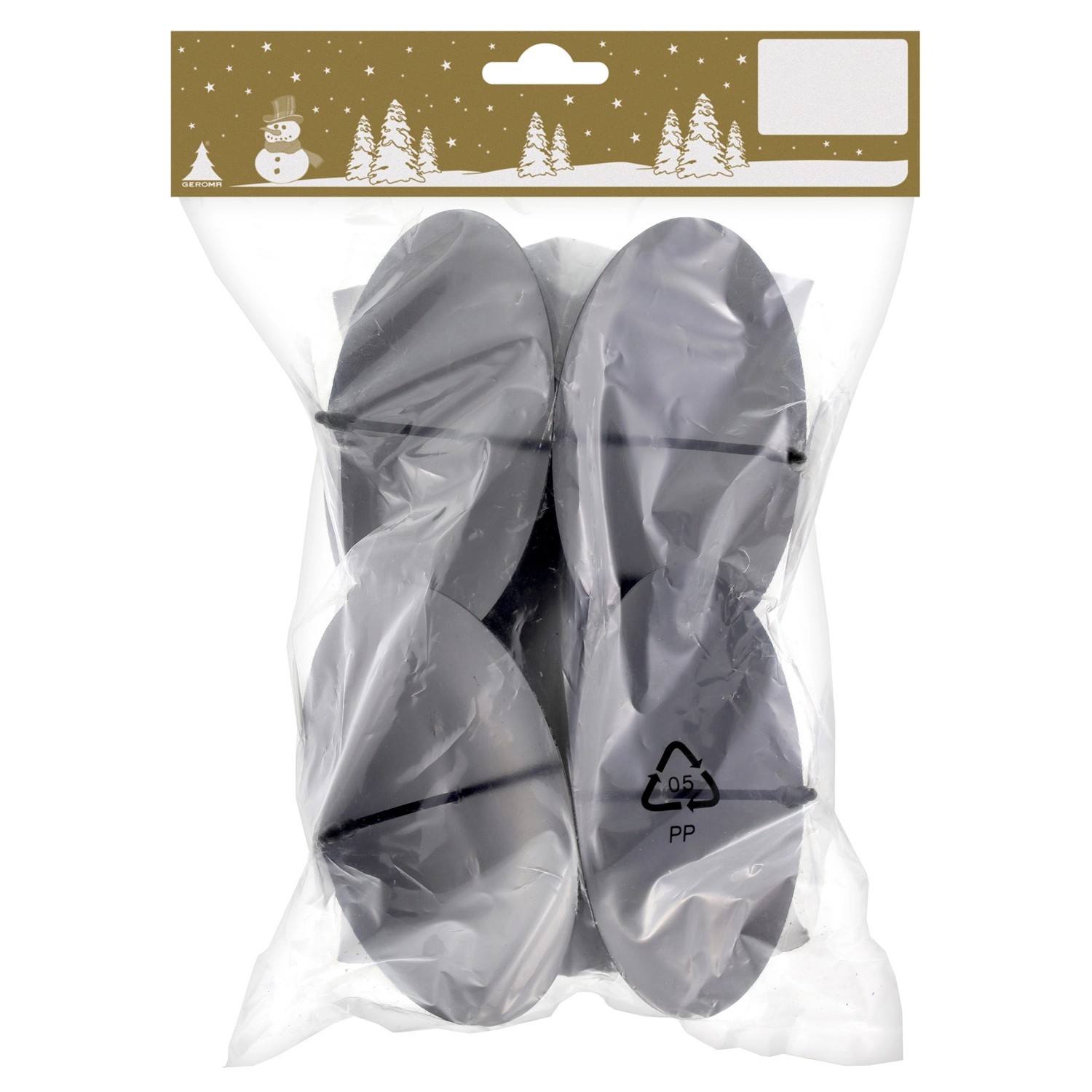 Svícen k zasunutí, pr. 10 cm, 4 ks