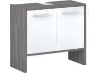 Astor Skříňka pod umyvadlo Oslo, 2 dvířka, bílá/šedá, 62 x 55 x 28 cm Astor Skříňka pod umyvadlo Oslo, 2 dvířka, bílá/šedá, 62 x 55 x 28 cm