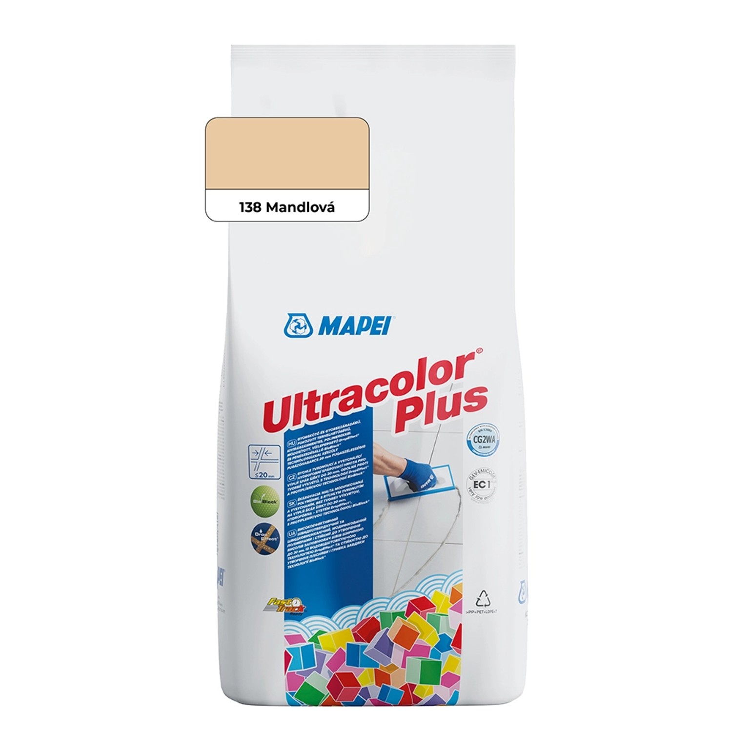 Mapei Spárovací hmota Ultracolor Plus 2 kg, 138 mandolová