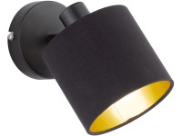 Spot s 1 světelným zdrojem Tommy, černý, matný,