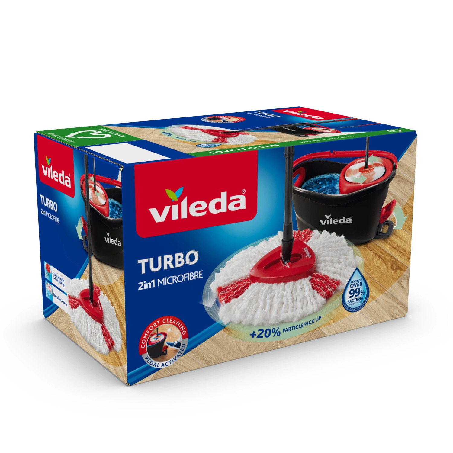 Úklidový set Vileda - TURBO + Actifibre soft