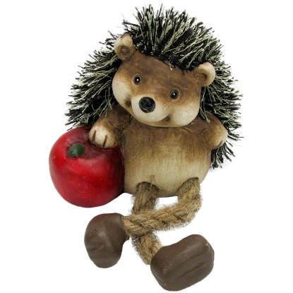 Dekorativní figurka - keramický ježek, 10 cm