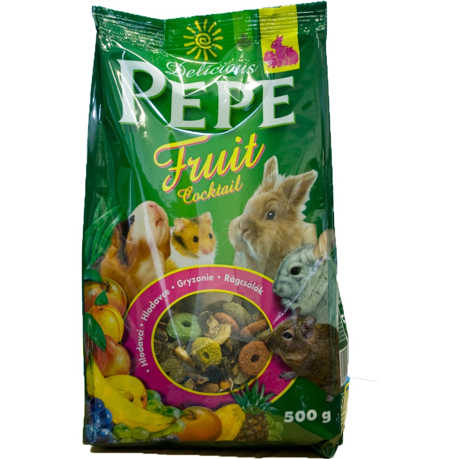 Pepe Krmivo pro hlodavce Fruit koktejl 500g