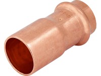 Lisovací redukční vsuvka měděná, pr. 28 mm x 22 mm, 1 ks Lisovací redukční vsuvka měděná, pr. 28 mm x 22 mm, 1 ks