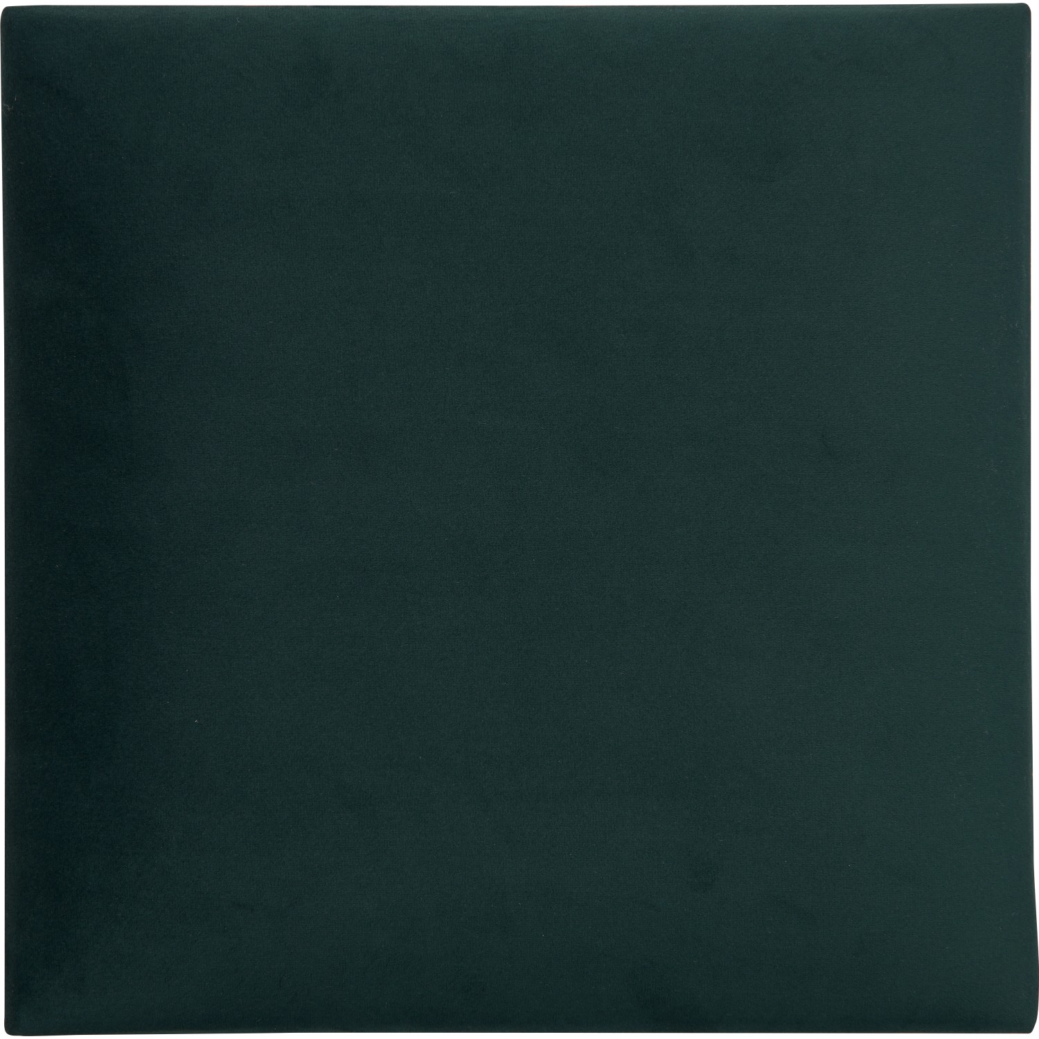 Nástěnný polstr čtverec 30 cm x 30 cm tmavě zelený sametový