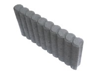 Semmelrock Palisádový obrubník Randfix, šedá, 47 x 25 x 6 cm Semmelrock Palisádový obrubník Randfix, šedá, 47 x 25 x 6 cm