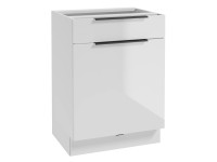 Deftrans Spodní kuchyňská skříňka Belluno 1D2Z, bílá, 60 x 84 x 49 cm
