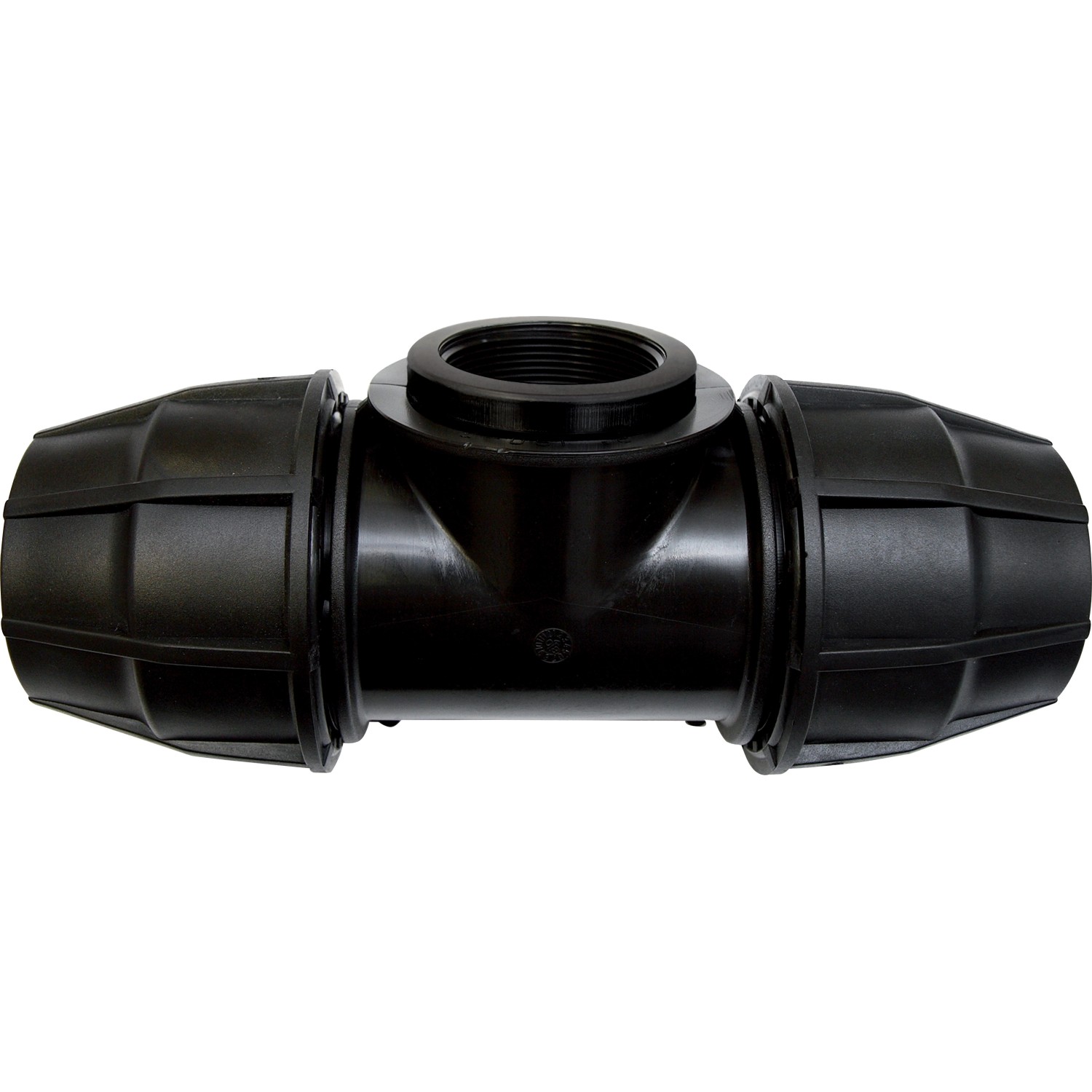 LUX-TOOLS PE T-kus 32 mm s vnitřním závitem 24,1 mm (3/4")