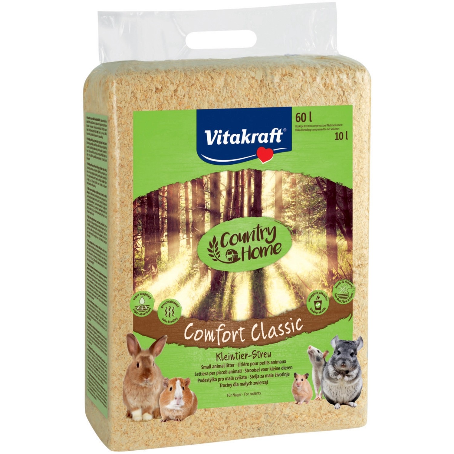 Vitakraft Hoblinová podestýlka 60 l