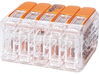 WAGO Páčková spojovací svorka 221, 10 vodičů, max. 4 mm2, 1 ks WAGO Páčková spojovací svorka 221, 10 vodičů, max. 4 mm2, 1 ks