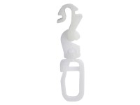 Gardinia Klick In-Out Jezdec na záclony s háčkem, bílá, 20 ks Gardinia Klick In-Out Jezdec na záclony s háčkem, bílá, 20 ks