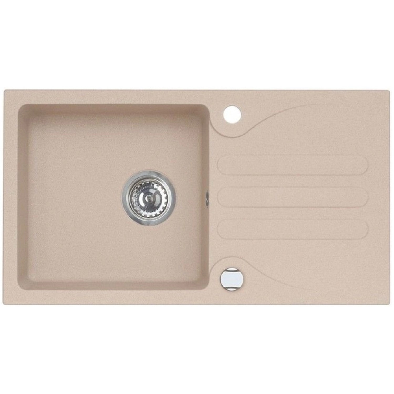 Alveus Granitový dřez Galapagos 30, béžová, 77 x 43 cm