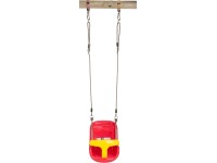 SwingKing Houpačka pro malé děti Deluxe, červeno-žlutá, 36 x 18 cm SwingKing Houpačka pro malé děti Deluxe, červeno-žlutá, 36 x 18 cm