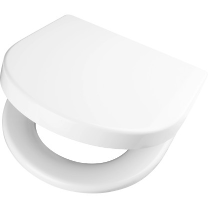 baliv WC sedátko KINGSTON I SoftClose z duroplastu, plastové závěsy, bílé