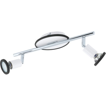 EGLO Stropní LED svítidlo Modino bílé - chrom