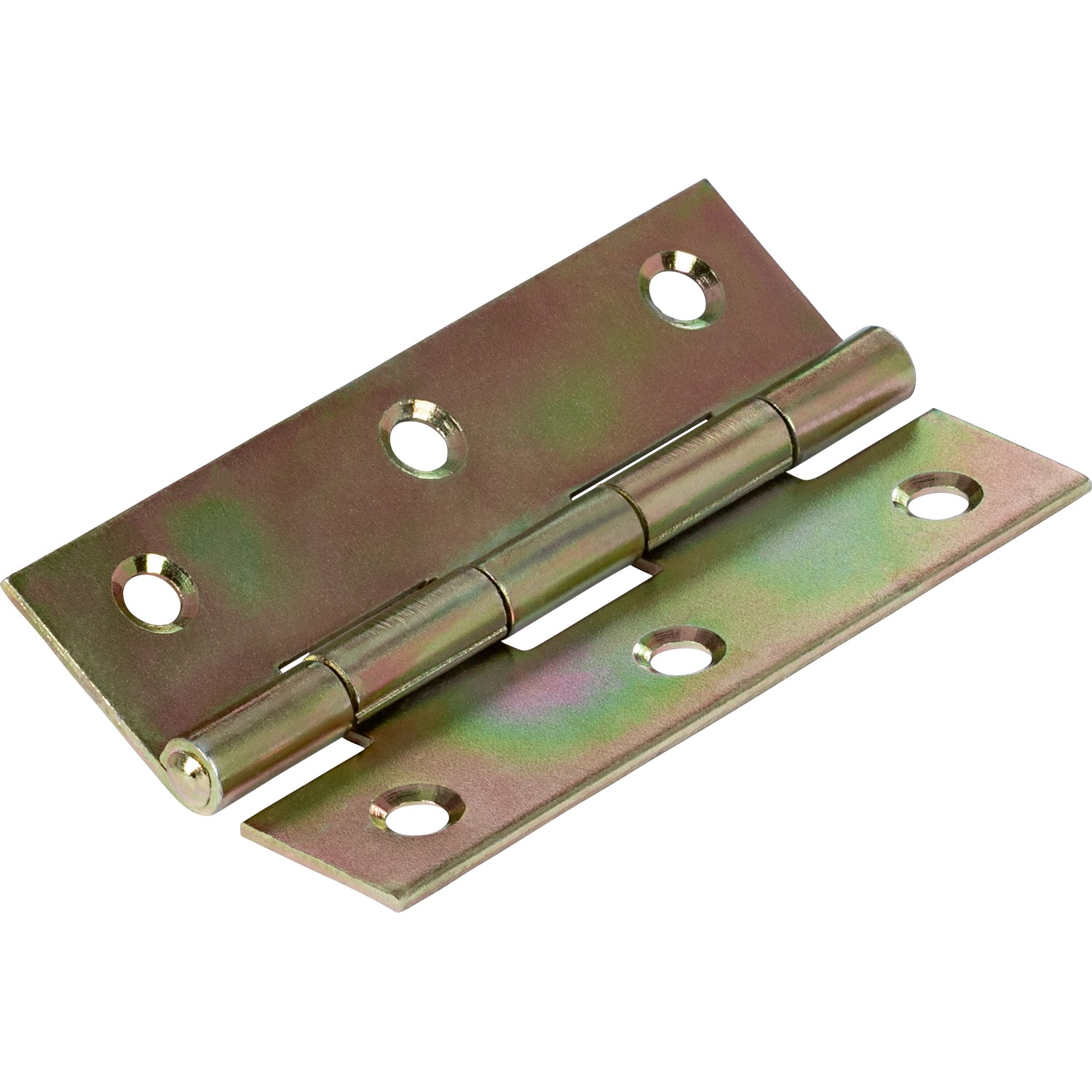 Úzký závěs, žlutě pozinkovaný, 80 mm x 42 mm