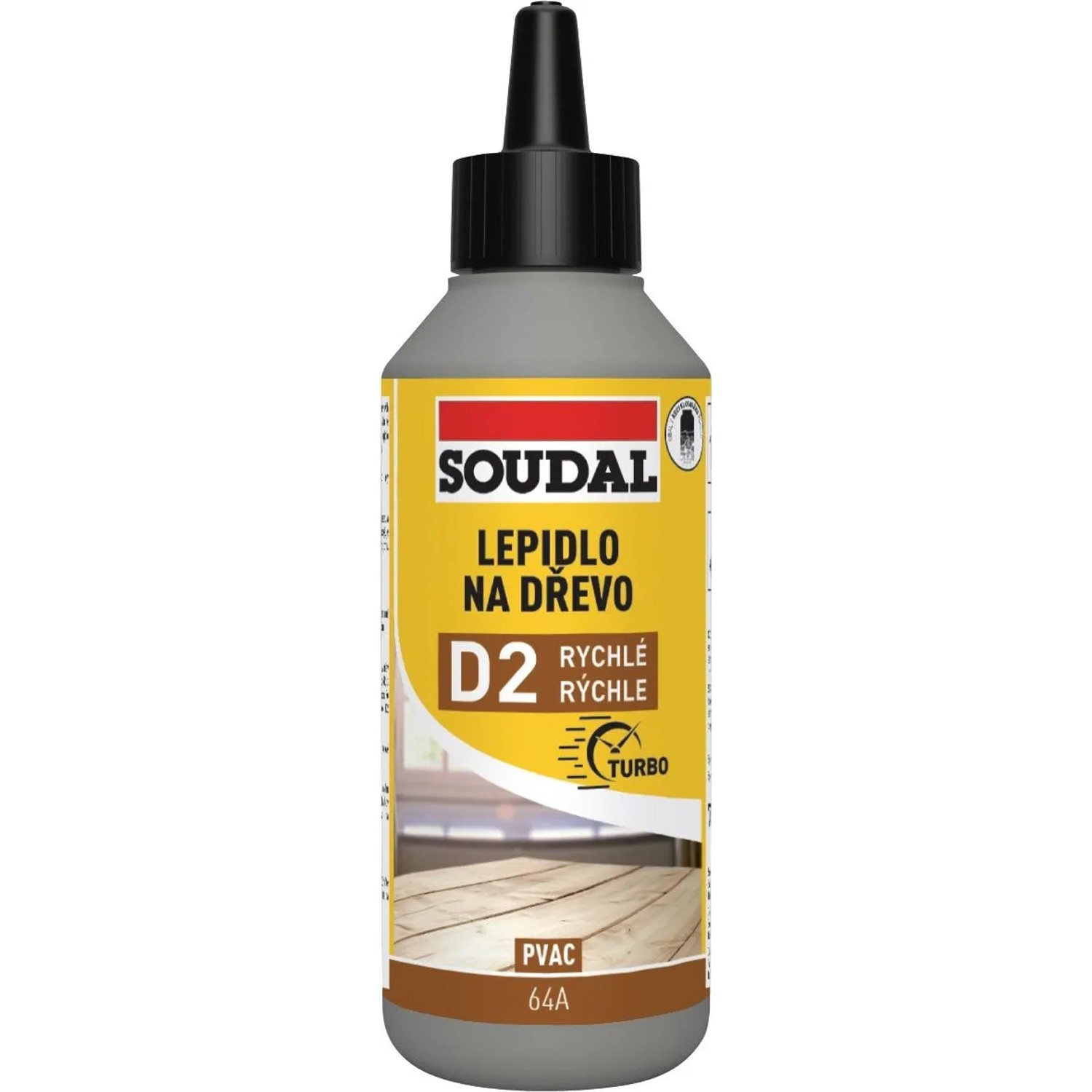 Soudal Lepidlo na dřevo 64A rychleschnoucí 750 g