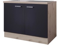 Flex-Well Kuchyňská skříňka Lara pod dřez, vč. dřezu, 100 x 86 x 57,1 cm