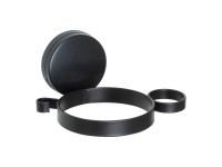 Wenko Držák na vysoušeč vlasů Pavia Static-Loc Plus černý 10 x 6,5 x 11 cm