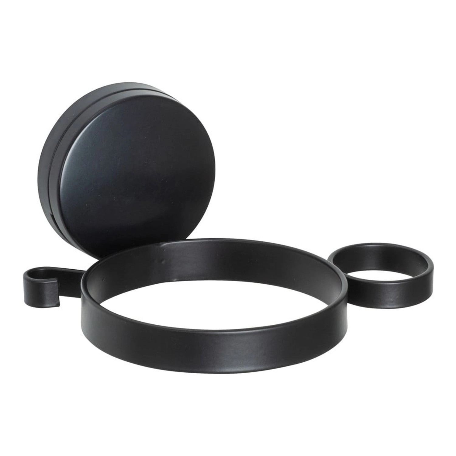 Wenko Koupelnový držák PAVIA s bezvrtacím montážem černá