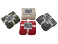 VOG Flanelová deka různé barvy 340 g, 150 x 200 cm, 1 ks