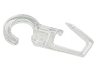 Gardinia Háček na záclony Lugano, čirá, 10 ks