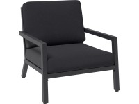 Zahradní křeslo Springtown, černá/tmavě šedá, 85 x 76,5 x 76 cm Zahradní křeslo Springtown, černá/tmavě šedá, 85 x 76,5 x 76 cm