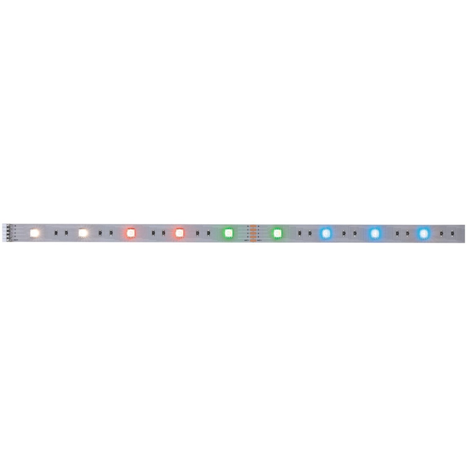 Paulmann MaxLED 250 pásek RGBW 3000K, IP20, 7W 24V, stříbrný, 1 m