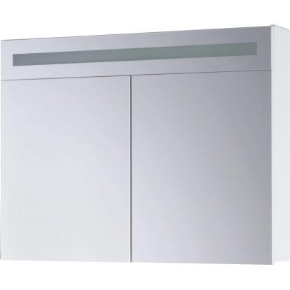 Sanotechnik Zrcadlová skříňka s LED Fiora bílá 90 x 17 x 70 cm