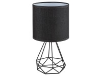 Rabalux Stolní lampa Kinga, černá, pr. 17 x 32 cm