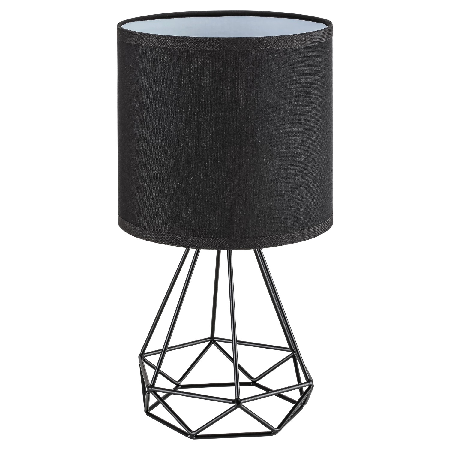 Rabalux Stolní lampa Kinga, černá, pr. 17 x 32 cm