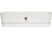 elho Květináč Greenville Lang bílý, 70 x 18 x 19 cm