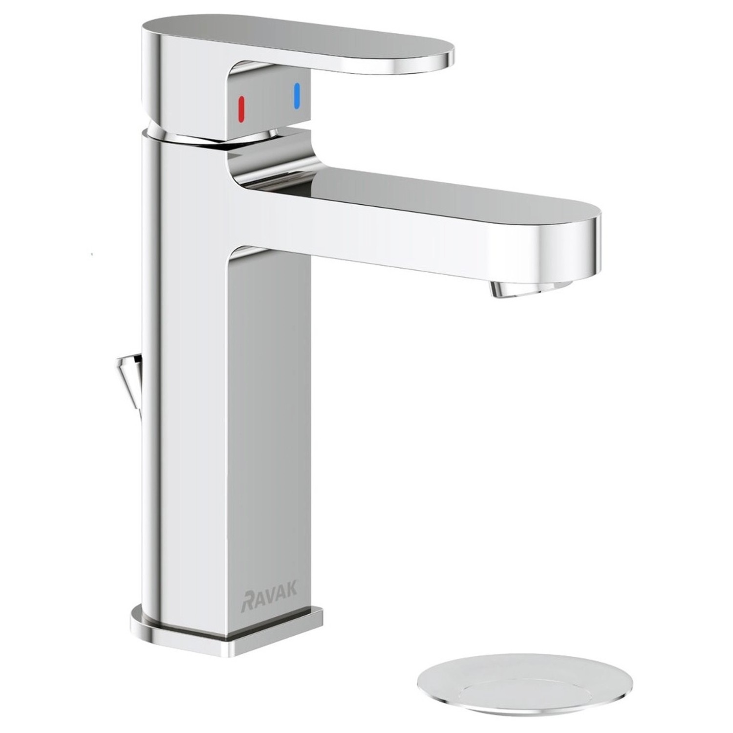 RAVAK Umyvadlová baterie Chrome CR 013.00CR s výpustí, chrom, 180 mm