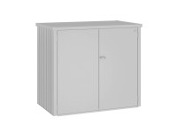 Biohort Box na popelnice Alex Duo stříbrný 148 x 88 x 129,5 cm