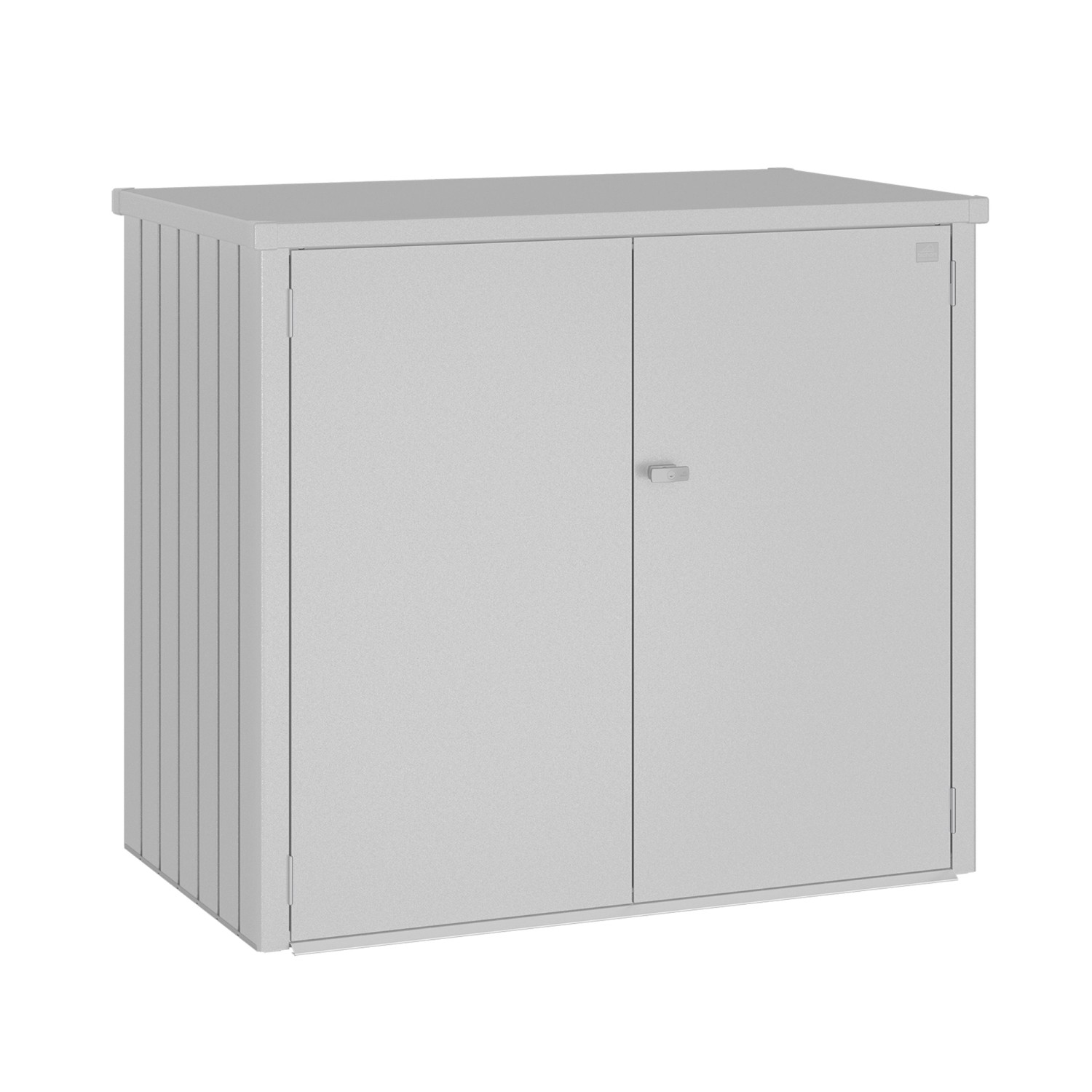 Biohort Box na popelnice Alex Duo stříbrný 148 x 88 x 129,5 cm