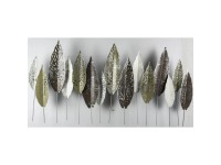 FALC Nástěnná kovová dekorace 3D 19SMA9548, 135 x 70 x 7 cm