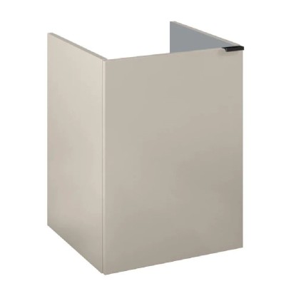 Roca Umyvadlová skříňka Cheese 2.0 1D, kouřová šedá mat, 58 x 40 x 40,5 cm