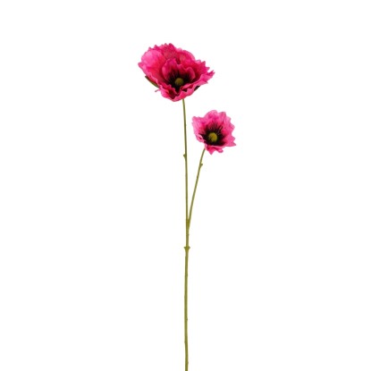 MICA Umělá rostlina vlčí mák fuchsiový 68 cm