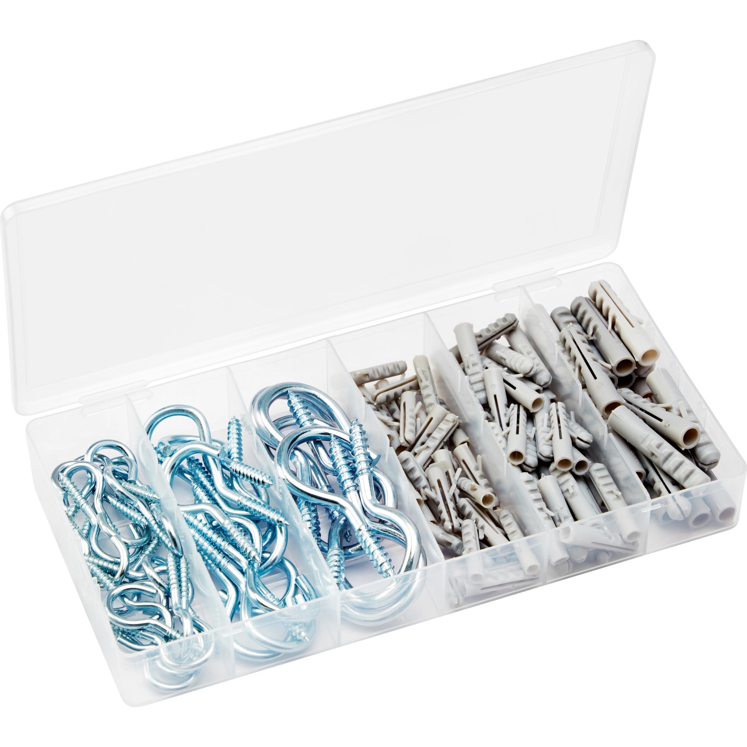 Sada háků a hmoždinek, 120dílná