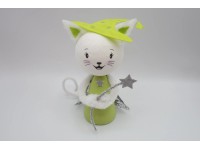 BD-Tova Kreativní sada Kočka kouzelnice zelená