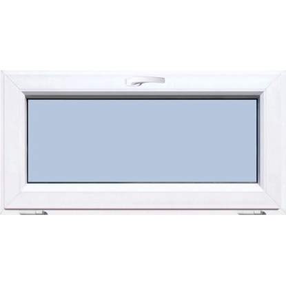 TeraGlass Okno sklepní plastové 4-komorové 2-sklo bílé 800 x 500 x 60 mm