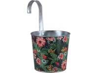 A.H.G. Zinkový květináč na balkon Jungle, pr. 13 x 25 cm