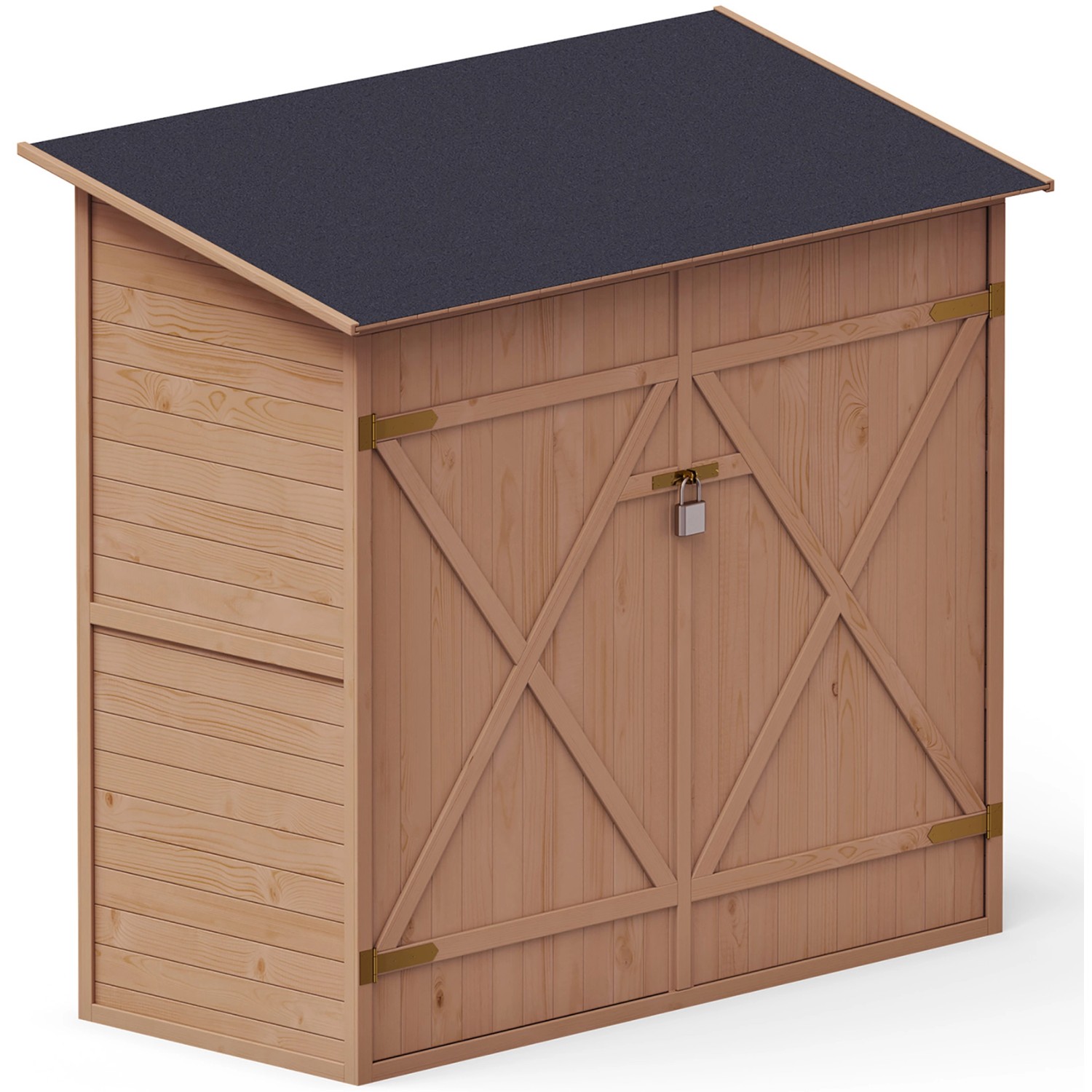 Upyard Dřevěný zahradní domek na nářadí, impregnace, 150 x 70 cm