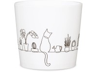 Scheurich Obal na květináč 870 Catview, pr. 12,8 x 11,8 cm