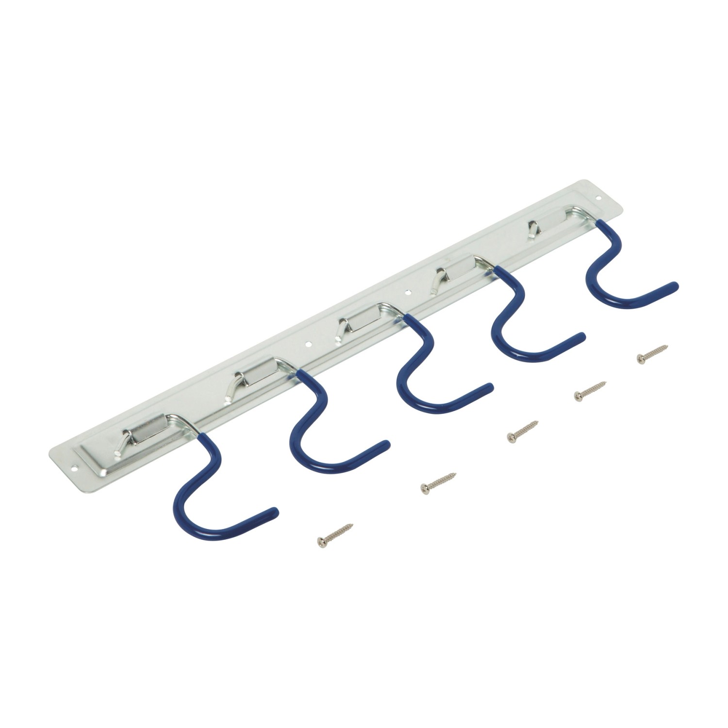 LUX-TOOLS Lišta na nářadí 43 cm s 5 háčky