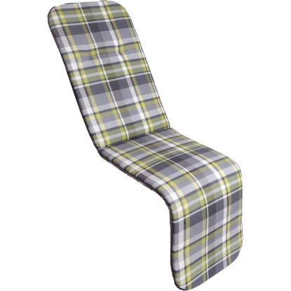 Sun Garden Relaxační polstr Borkum zeleno-šedá kostka