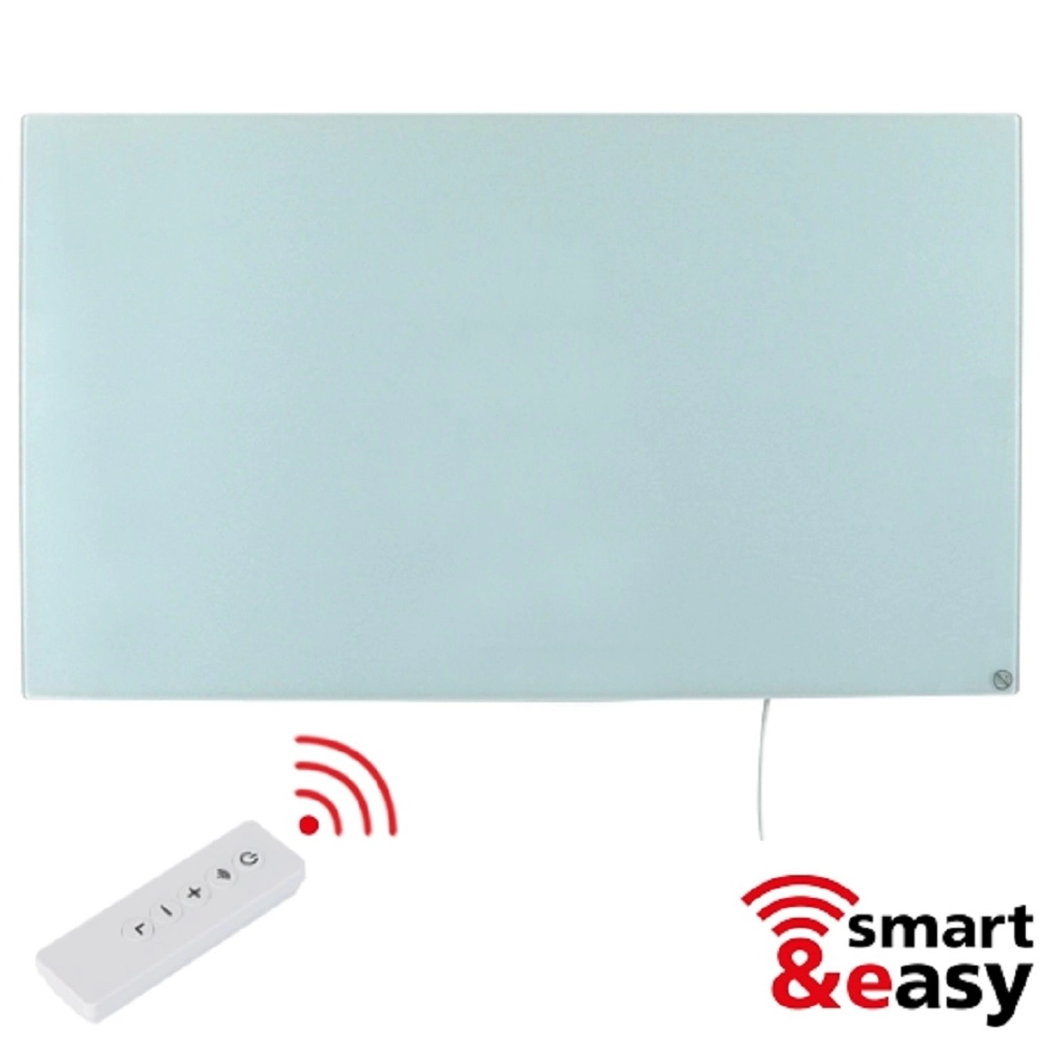 e2 Infračervený topný panel INFRAe2 smart&easy crystal M 500W, 850 x 500 x 55 mm