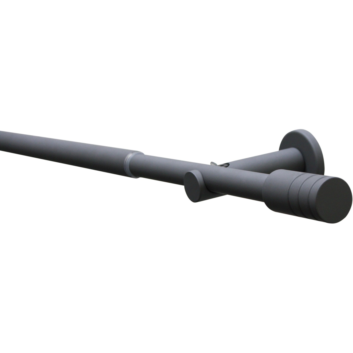 Gardinia Záclonová souprava Elba pro 1 tyč průměr 16/19 mm kamenná šedá